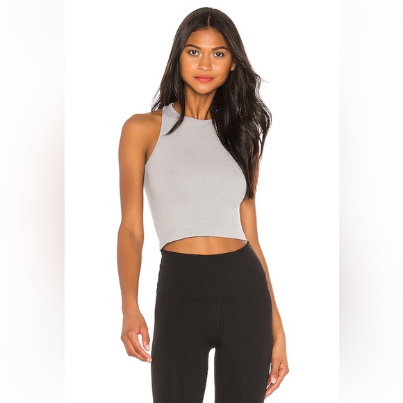 Free People Hayley Racerback Brami – Grey, Size Medium - Picture 1 of 6